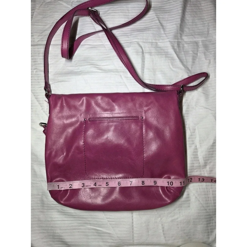 Relic Pink‎ Crossbody Bag Faux Leather About 11x10